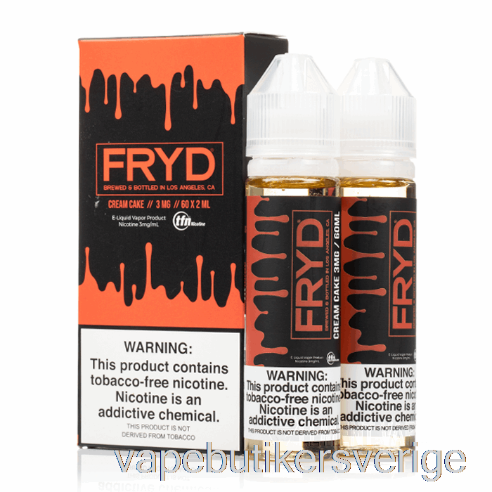 Vape Sverige Gräddtårta - Fryd E-vätska - 120ml 0mg